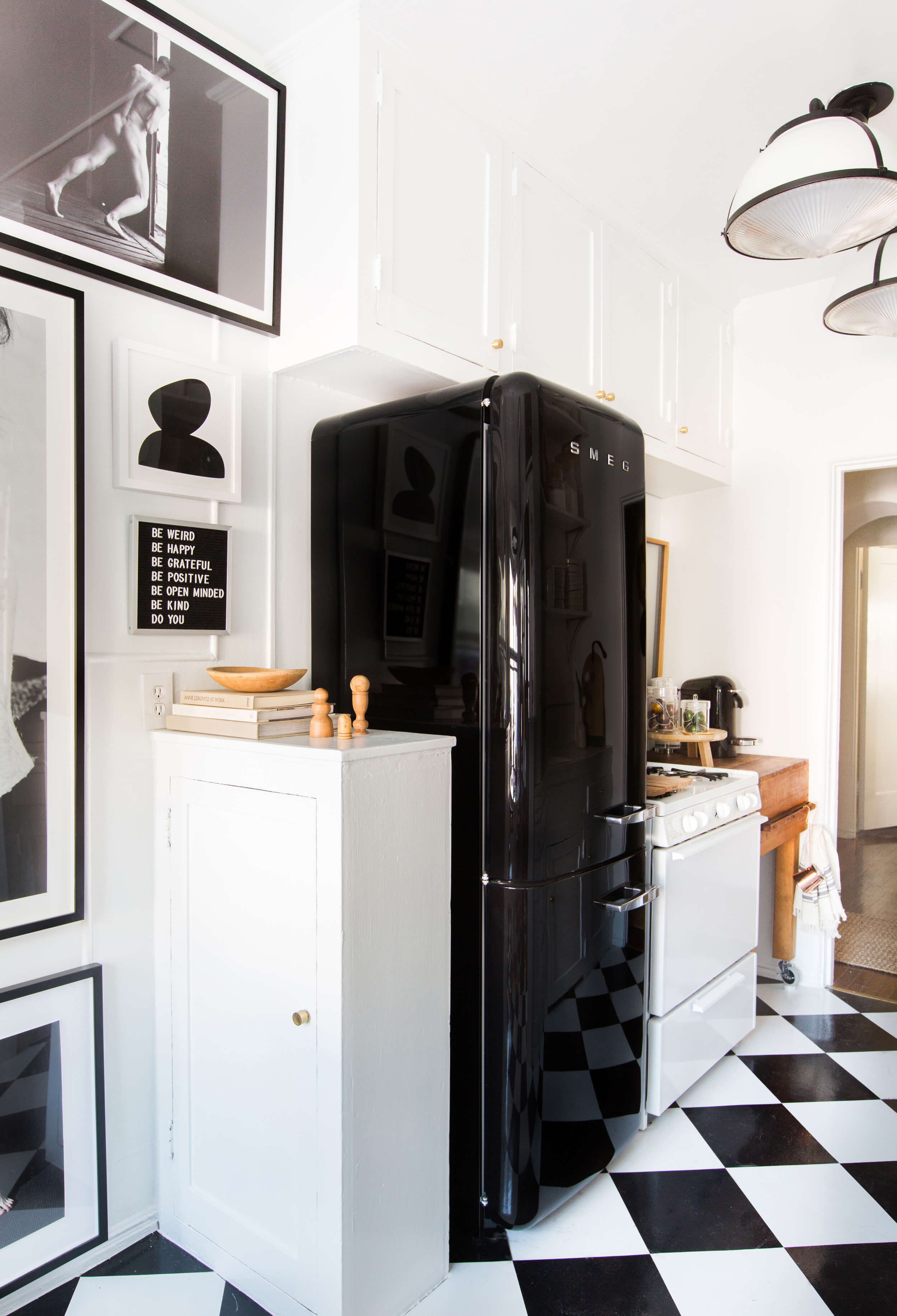 Black Smeg Kitchen 