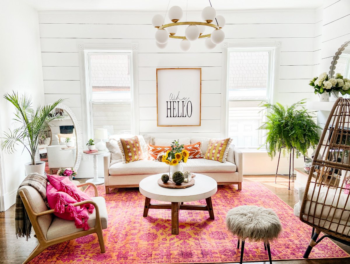 Boho Cottage Summer Home Tour. Bring a little boho summer color and flair to your cottage home with these bright and happy ideas! 