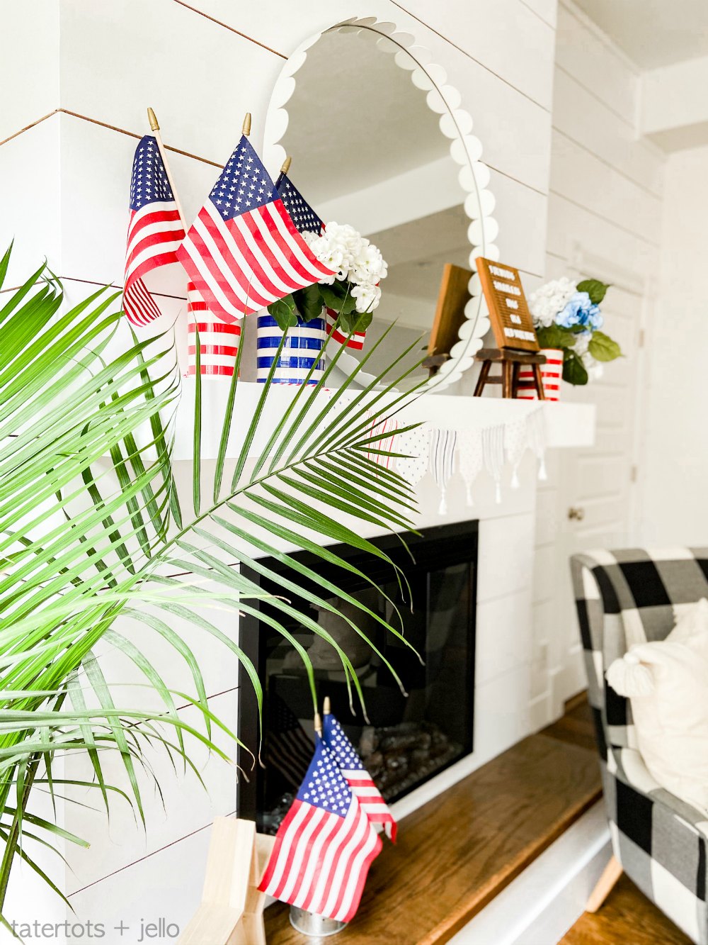 Last-Minute Fourth of July Decorating with Dollar Items. It's not too late to do some easy 4th of July decorating inexpensively with dollar items! 