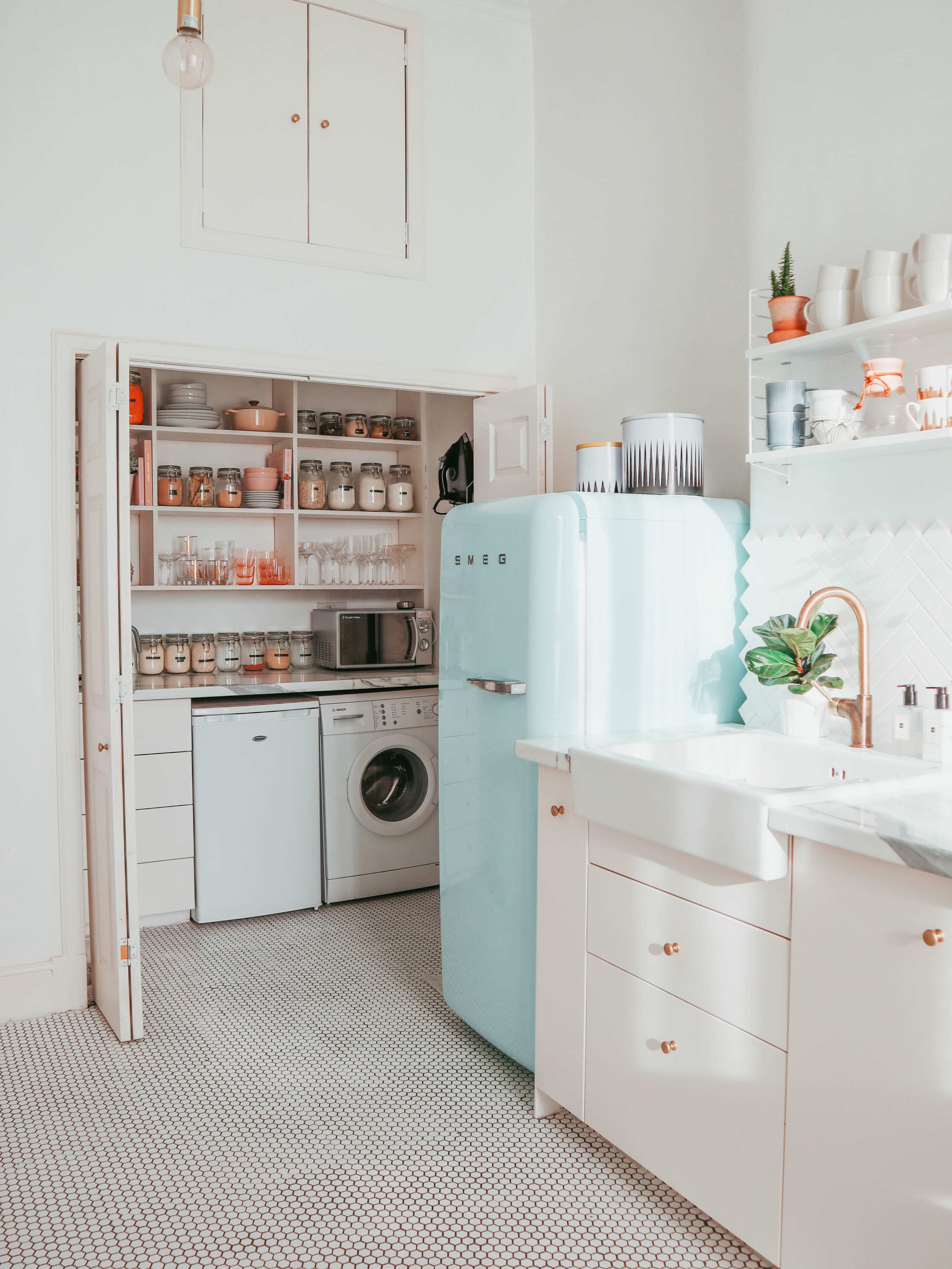 White Smeg Kitchen