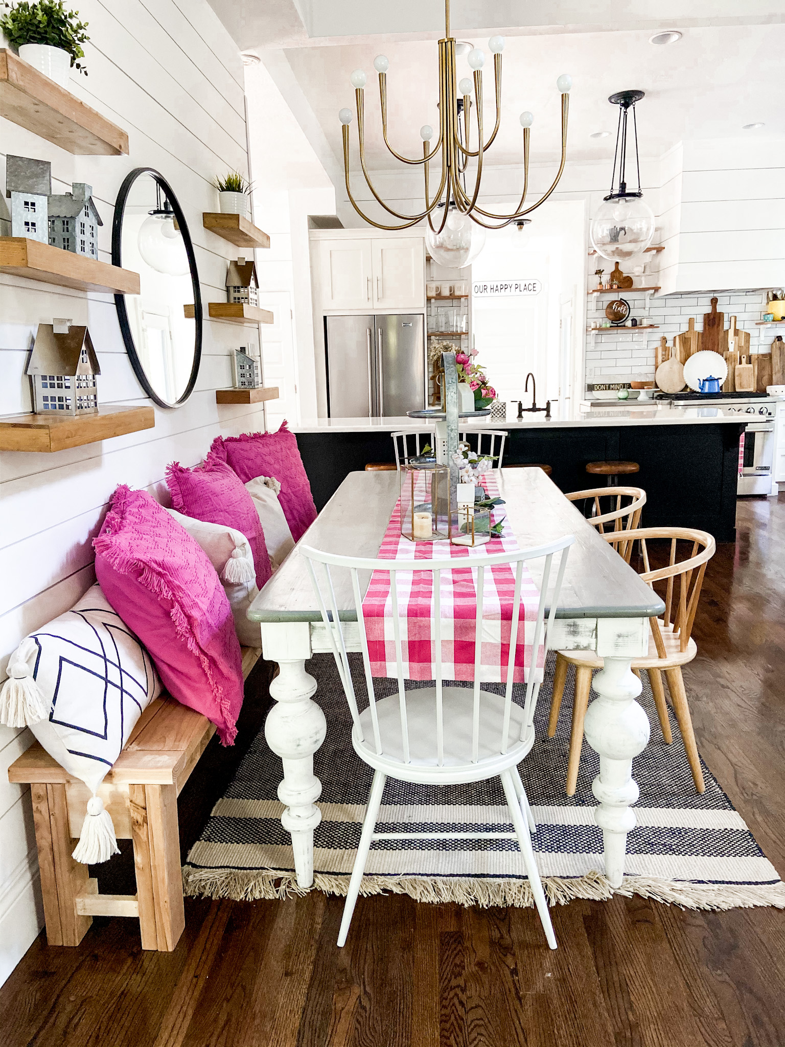 Ways to Bring Color to Your Cottage or Farmhouse Home. Add some bright color this summer to your home with these easy ideas!