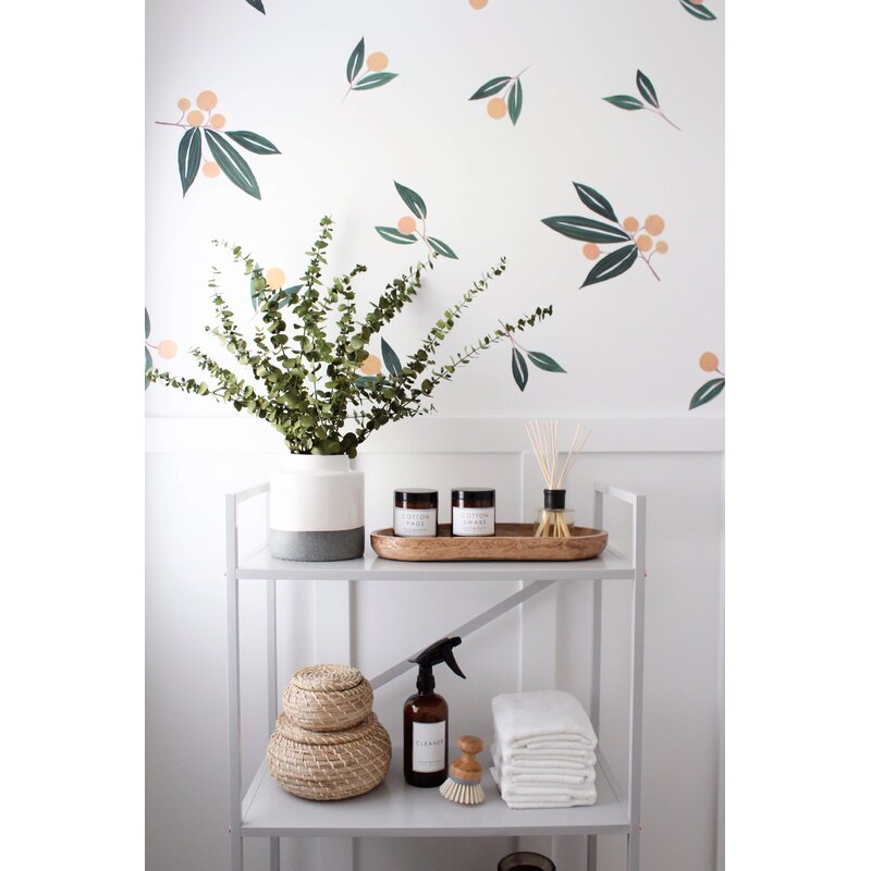 Tangerine and Greens decals at Wayfair 