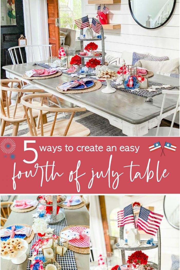 Five Ways to Create an Easy Fourth of July Table