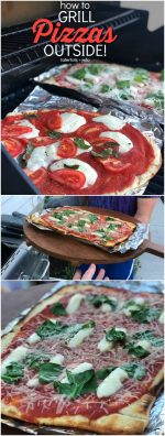 How to Grill Pizzas Outside!