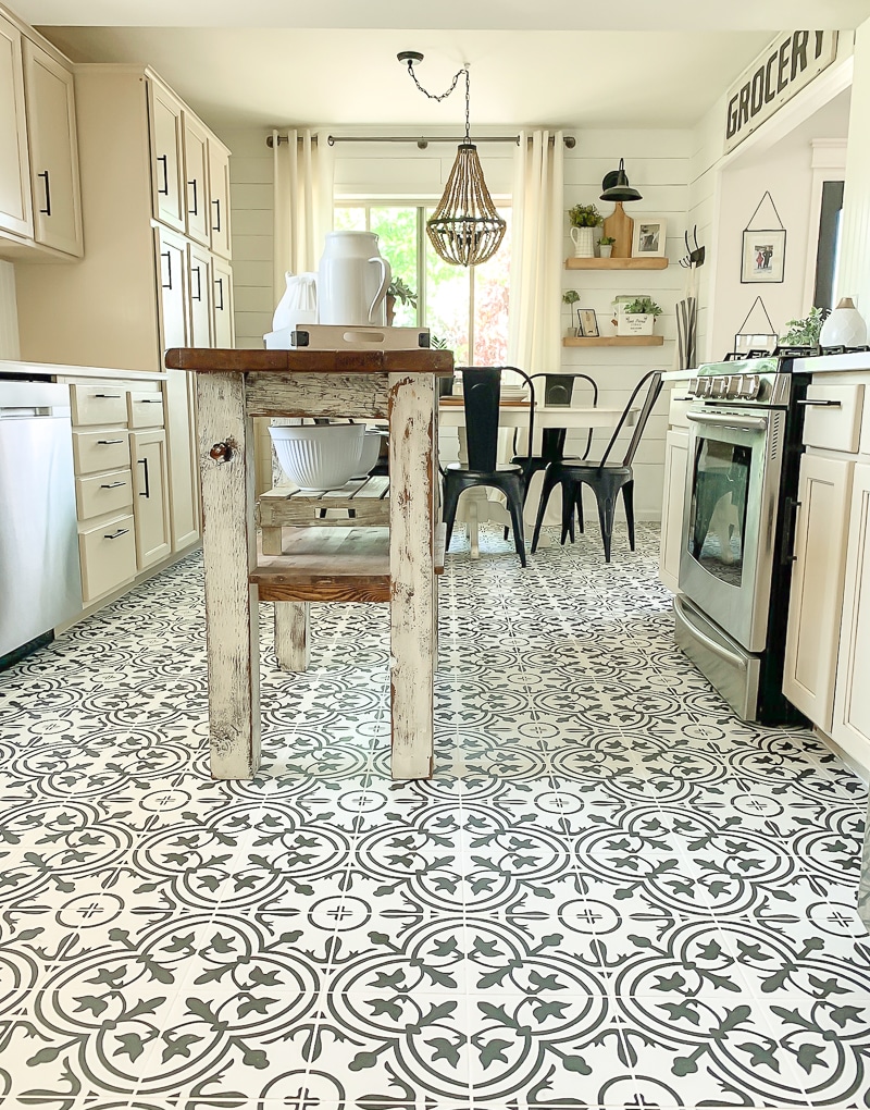 Sarah Joy Farmhouse Tile Kitchen Floor 