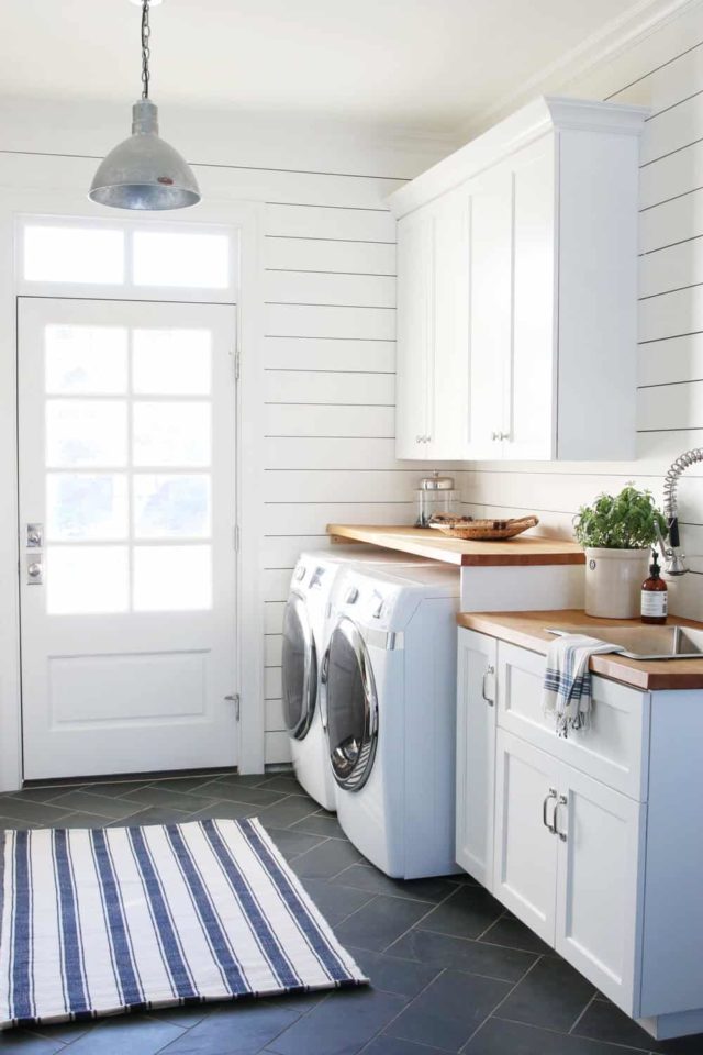 22 Tile Ideas for Modern Farmhouse and Cottage Laundry Rooms