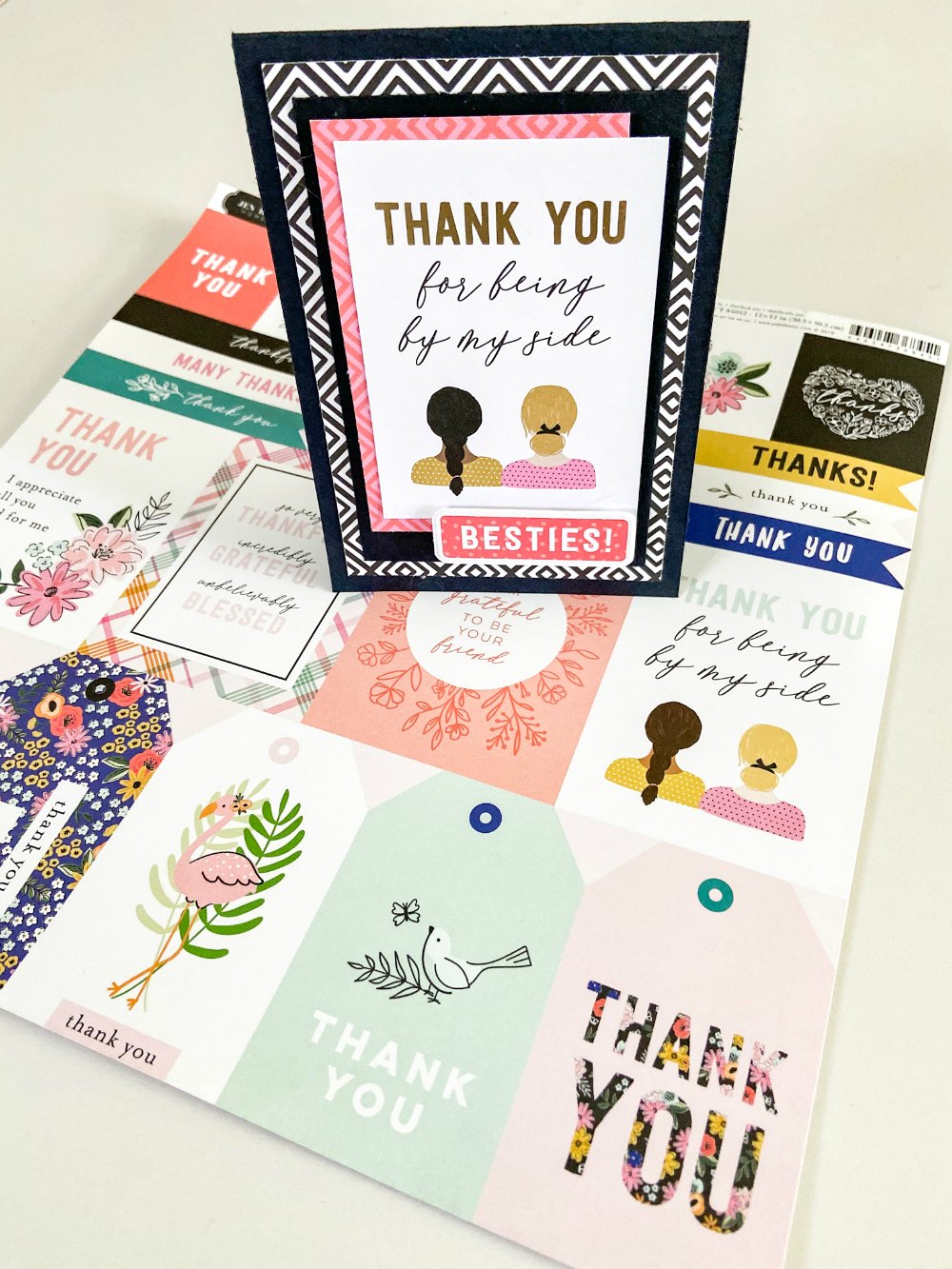 Make 9 adorable cards in under an hour! 9 cute cards with full instructions using the Hey! Hello! line now at JoAnn Stores! 