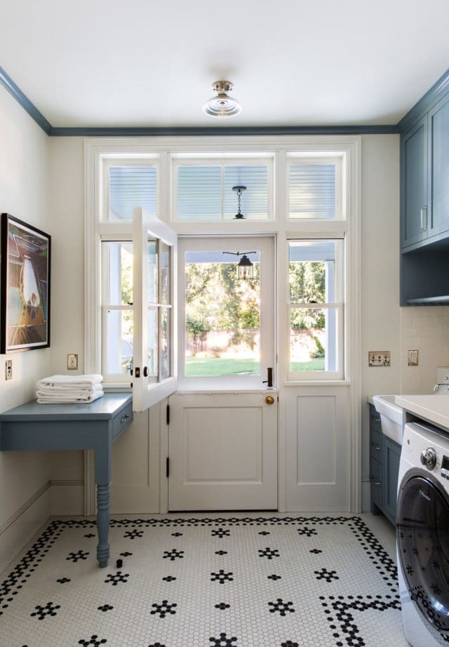 22 Gorgeous Tile Ideas for Modern Farmhouse and Cottage Laundry Rooms ...