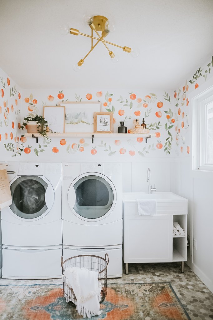 Modern Farmhouse Laundry Room Reveal  Jordan Jean