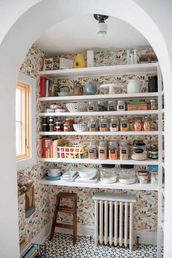 14 Pantry Wallpaper Ideas to Jazz Up Your Farmhouse Style