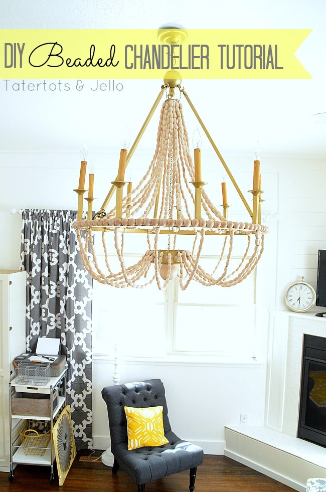 DIY Beaded Chandelier Tutorial 