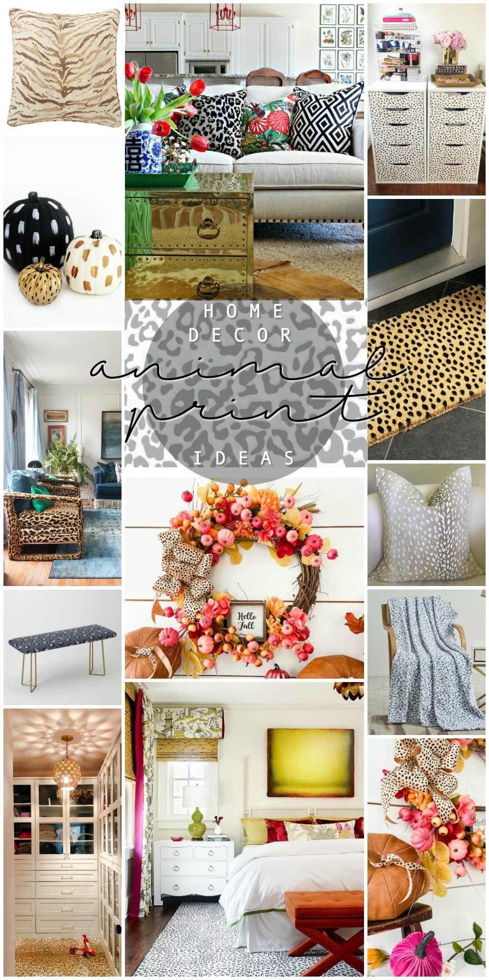 Favorite Animal Print Ideas that I love this Week! I'm sharing my favorite projects, finds and what is making me smile this week! 