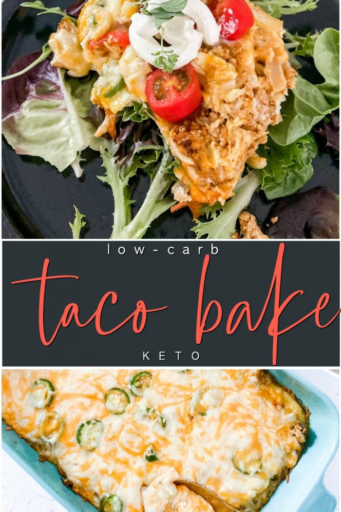 Low Carb Cheesy Taco Bake – Keto