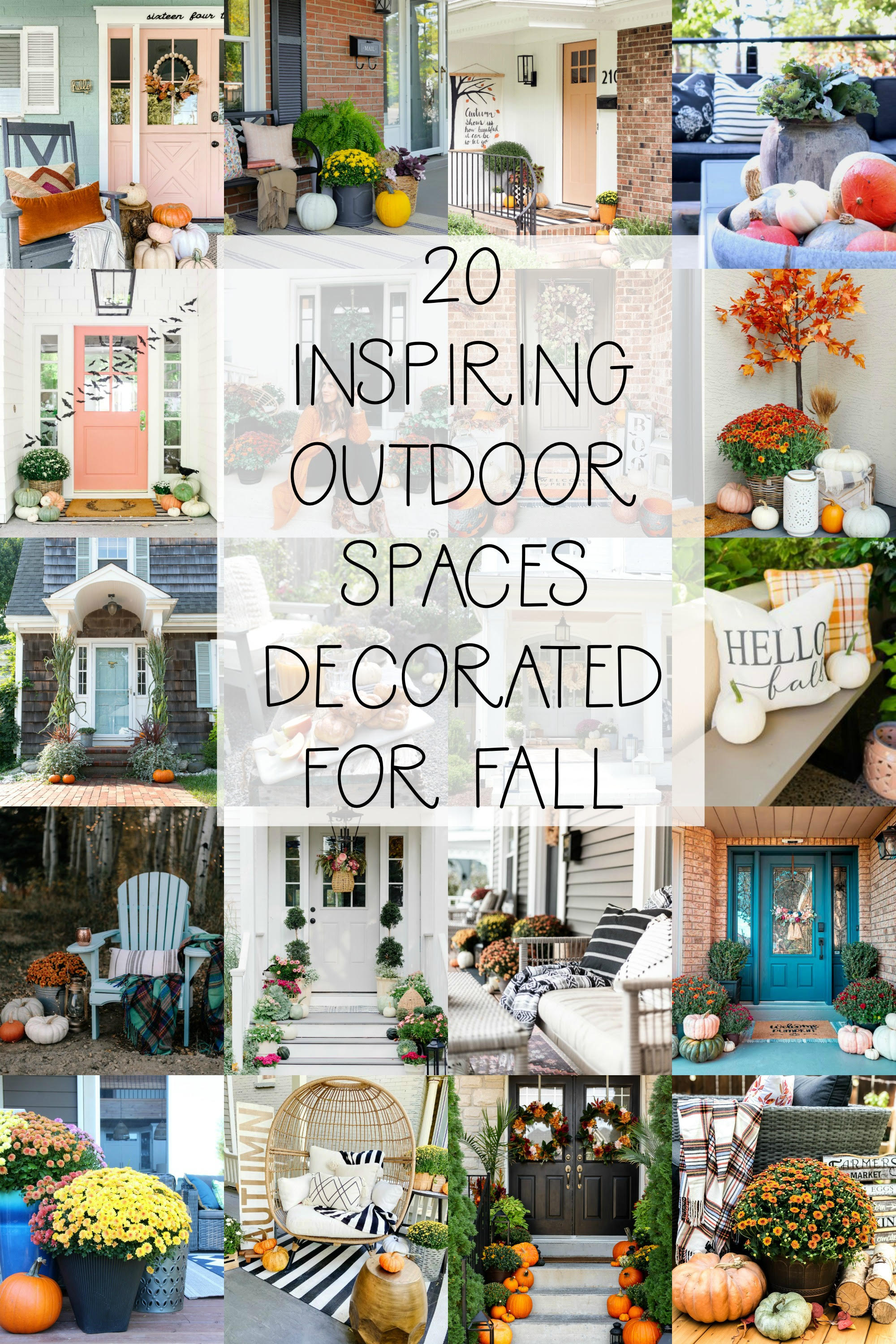 20 Inspiring Fall Outdoor Spaces! 