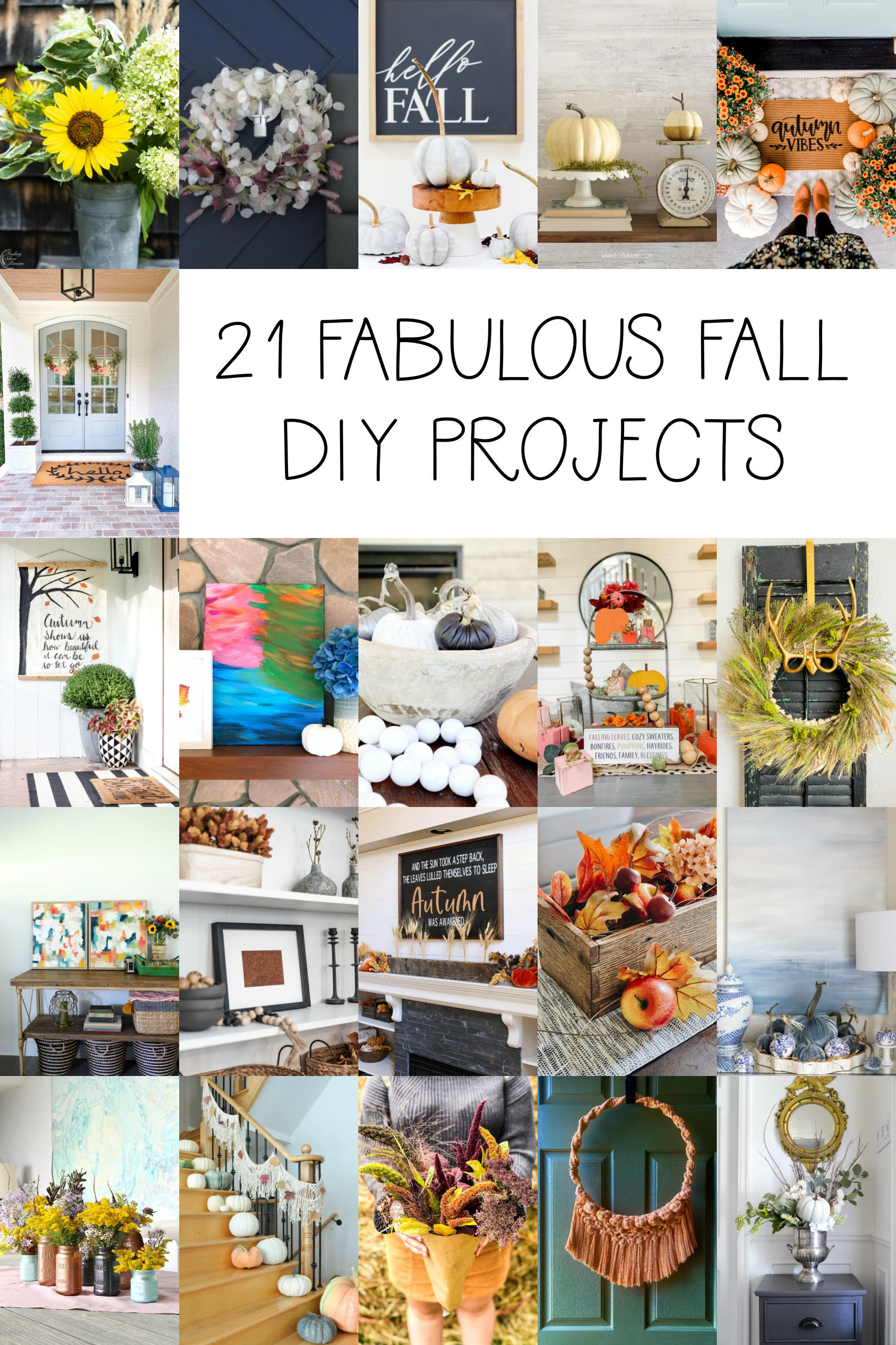 21 Fabulous Fall DIY Ideas