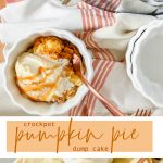 Crockpot Pumpkin Pie Dump Cake