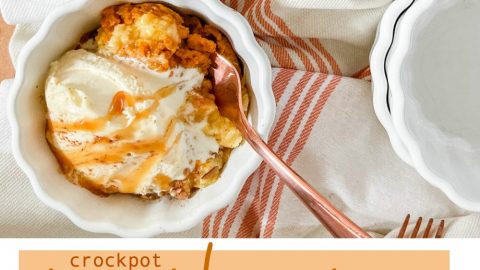 Crockpot Pumpkin Pie Dump Cake - Tatertots and Jello