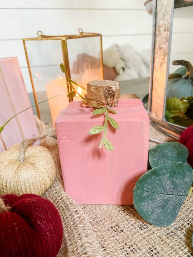 DIY Scrap Wood Fall Pumpkins - Tatertots and Jello
