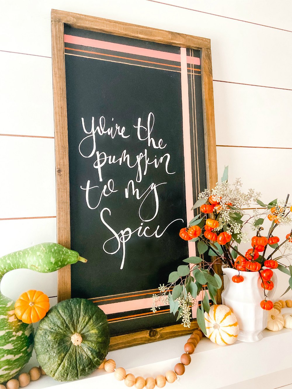 Fall Painted Chalkboard