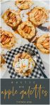 Rustic Fall Mini Apple Galettes