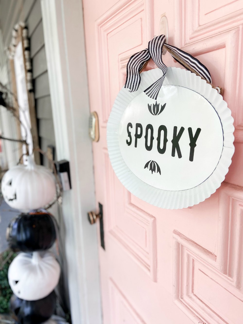 Halloween DIY Spooky Forest Porch. Add some branches, crows and moss to create an easy "spooky" forest for Halloween! 