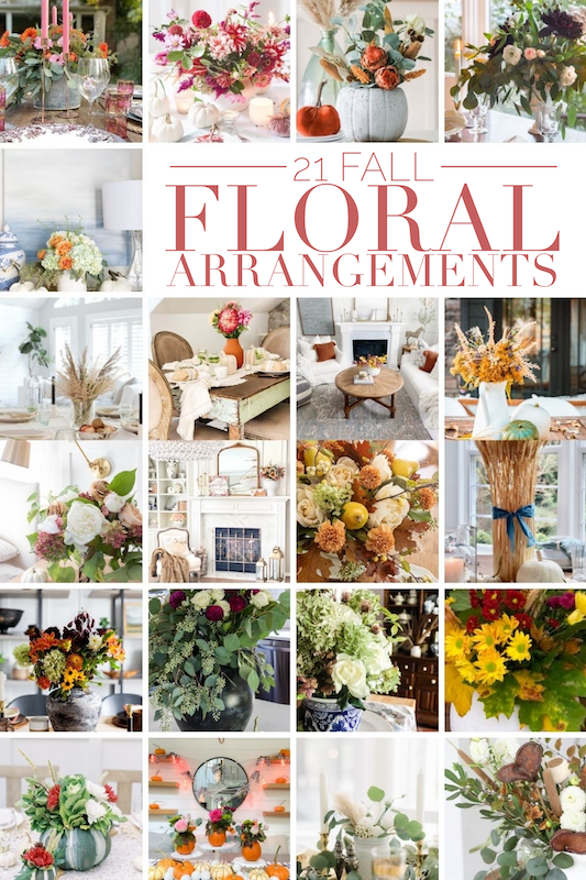 21 Fall Floral Arrangement tutorials. 