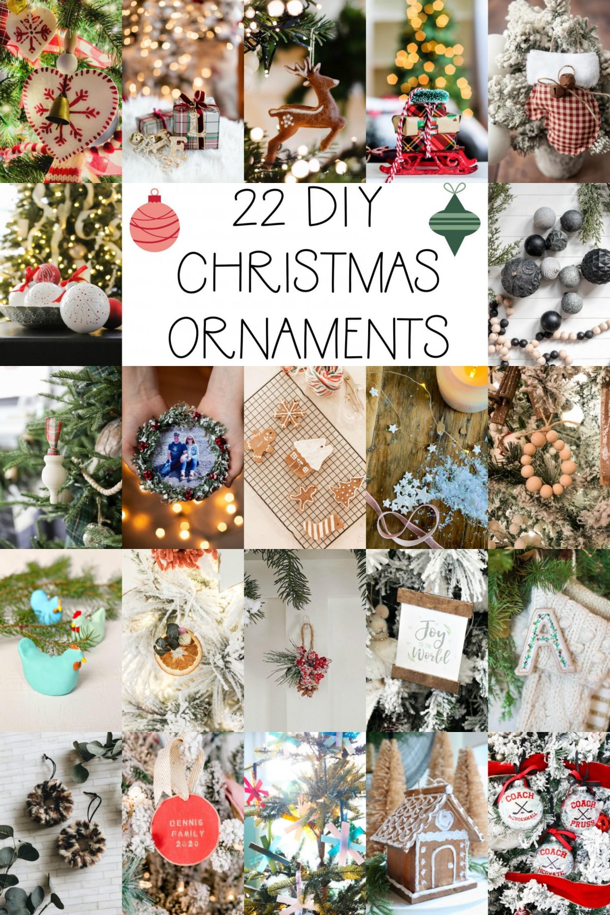 22 DIY Christmas Ornaments to Make 