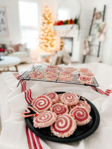 Candy Cane Swirl Cookies