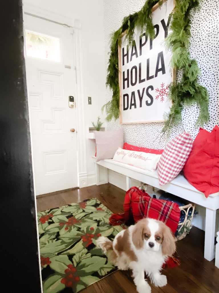 holiday cottage entryway