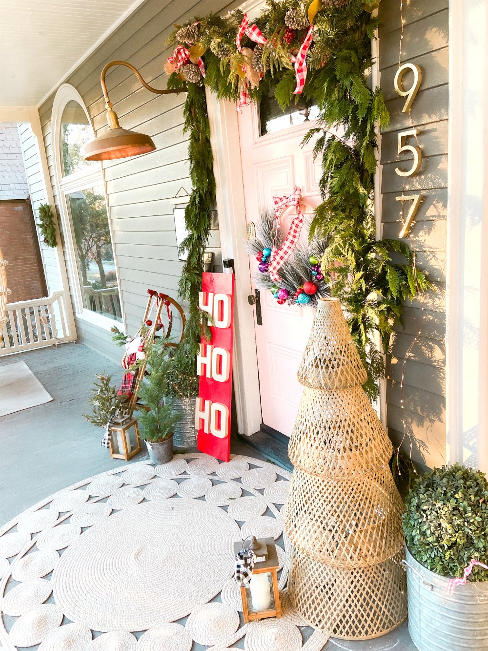 Boho Cottage Holiday Porch