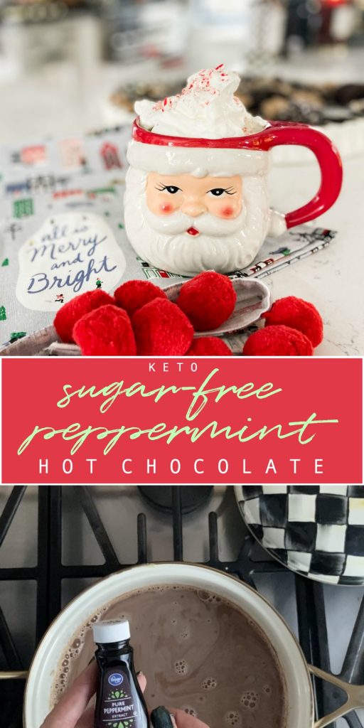 Keto Sugar Free Peppermint Hot Chocolate Recipe