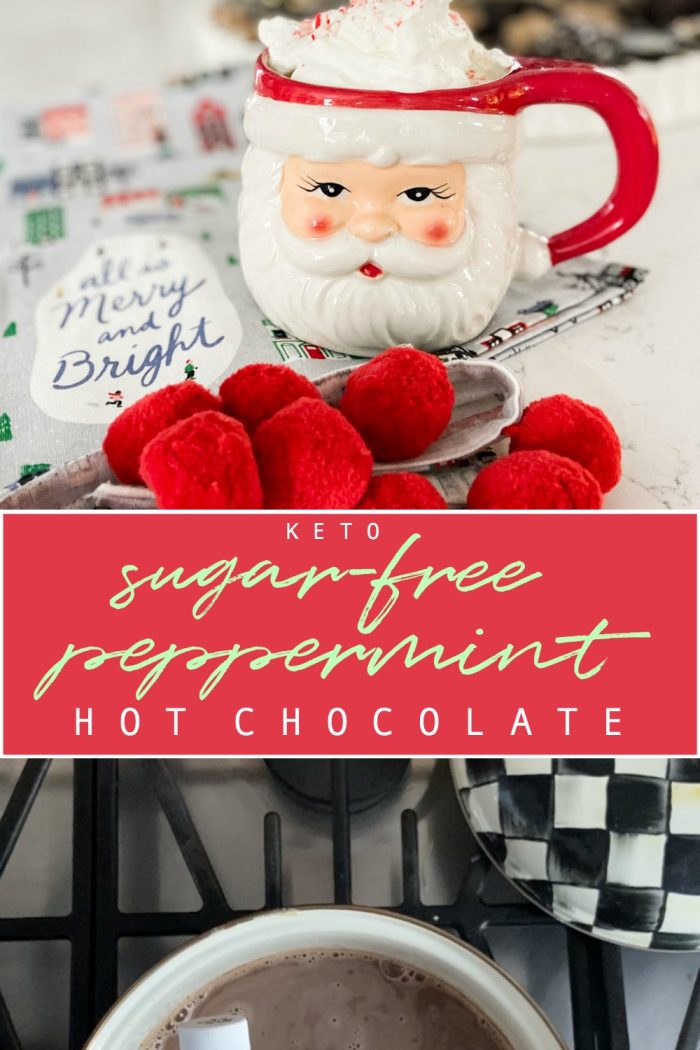 Keto Sugar Free Peppermint Hot Chocolate Recipe