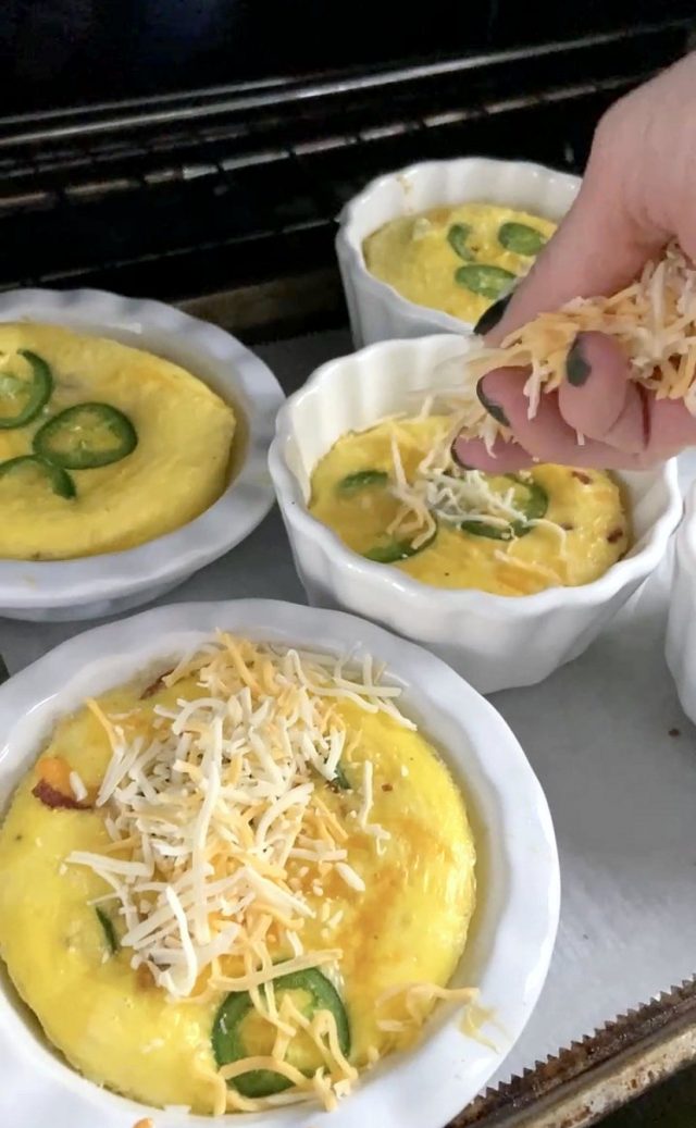 Keto LowCarb Jalapeno Popper Egg Casseroles Recipe
