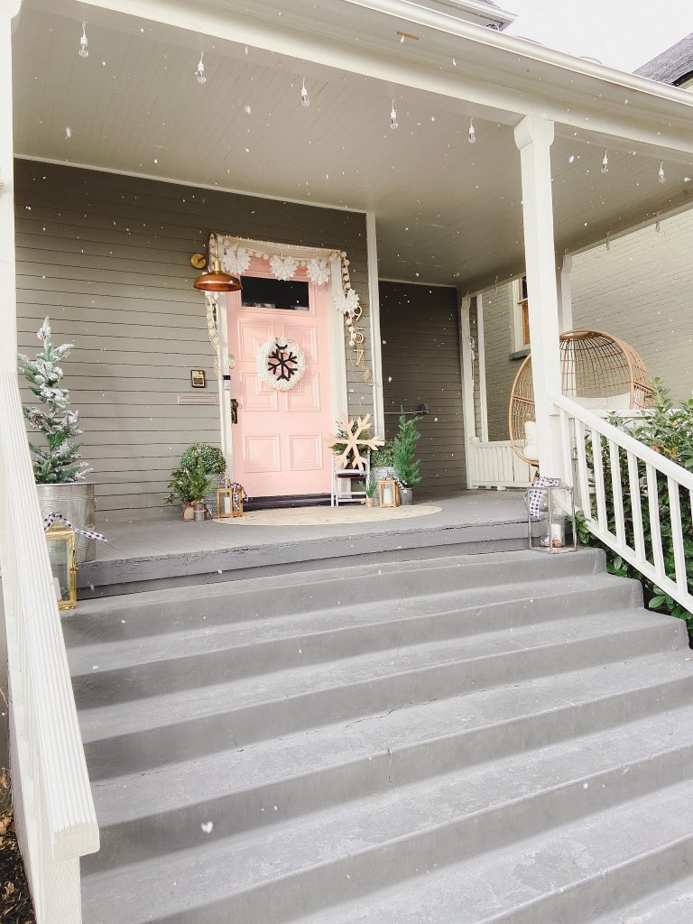 Winter Porch Decor