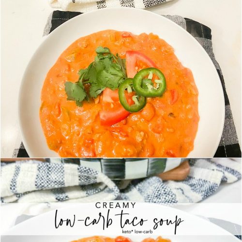Creamy Low CarbTaco Soup Keto Recipe