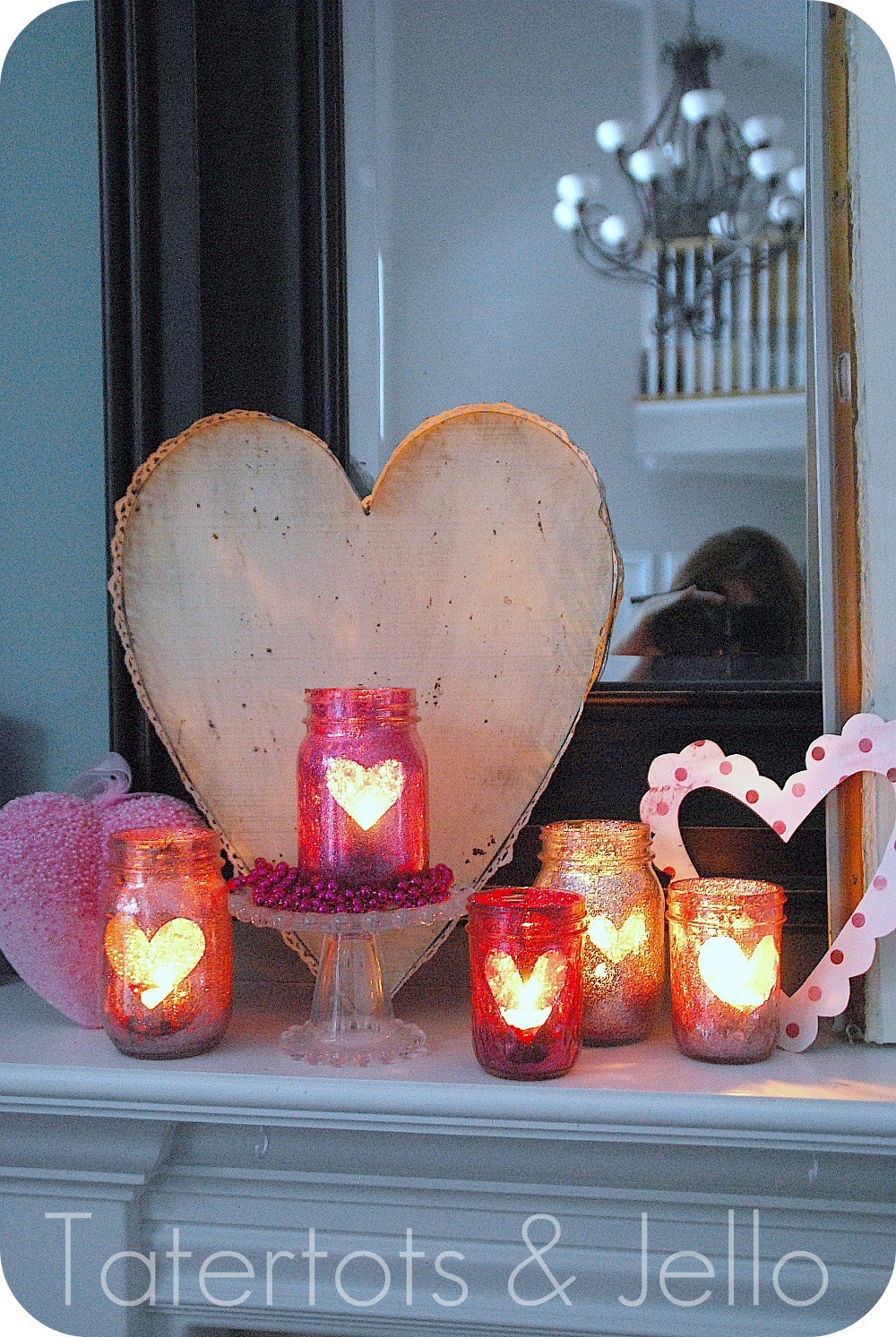 DIY Valentine Decor Week - Day 4: Candle Holders