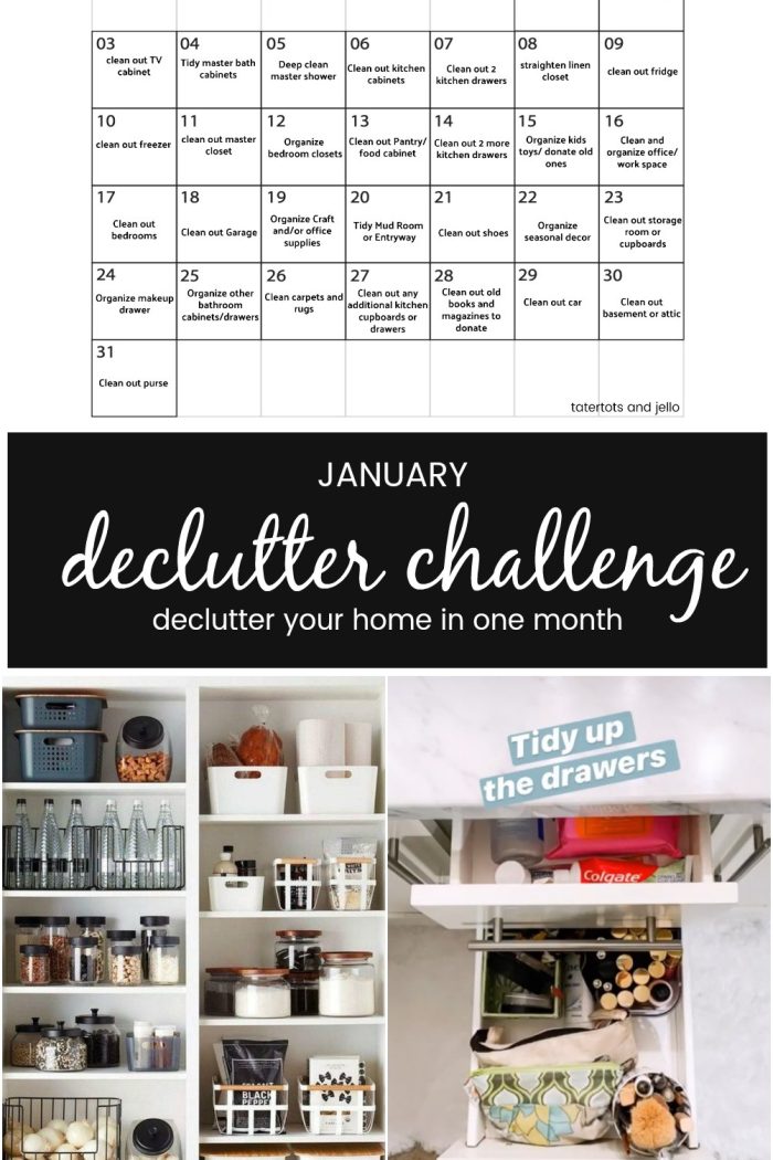 January Declutter Challenge 2021!