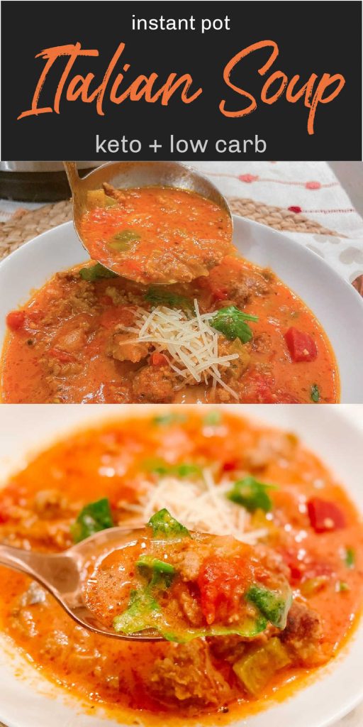 Keto Instant Pot Spicy Italian Soup Recipe Low-Carb