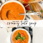 Low-Carb Creamy Taco Soup Keto Recipe