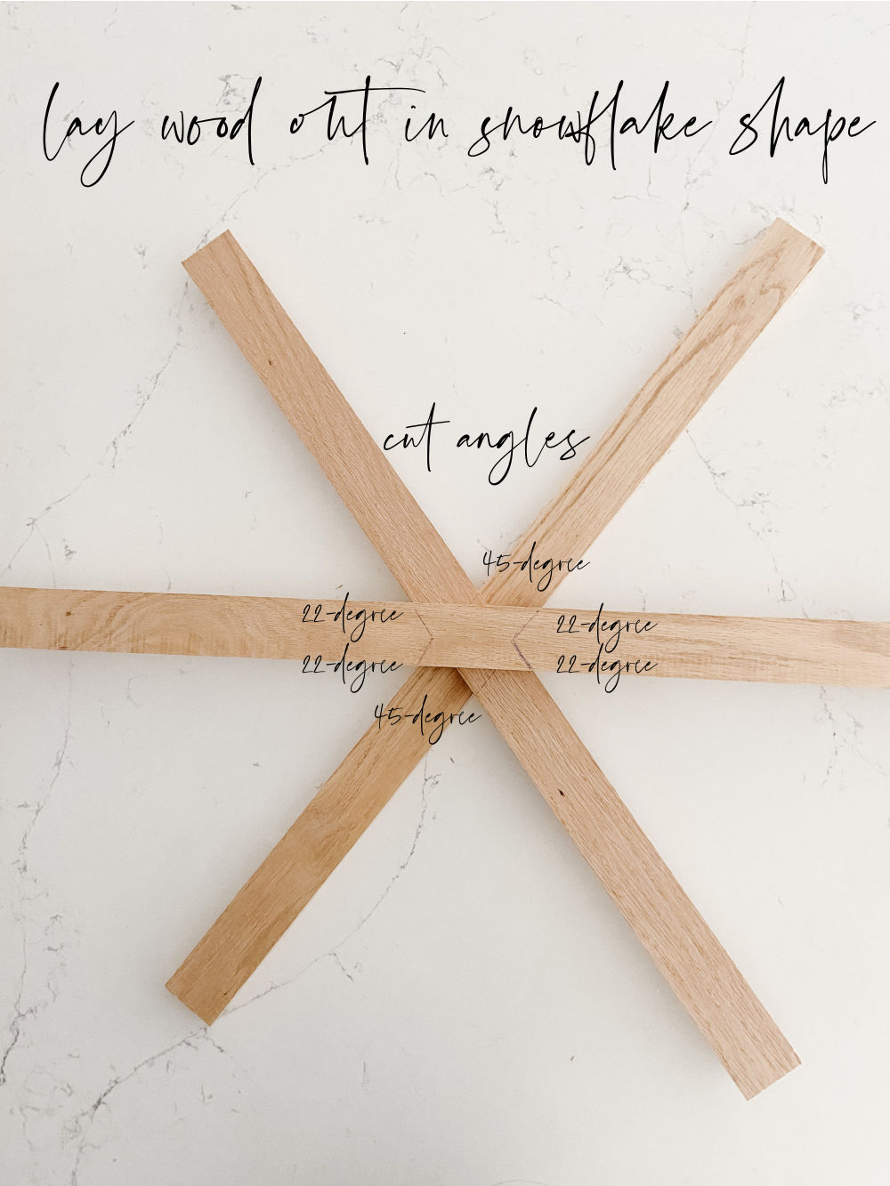 Wooden Snowflakes on a Table Saw 