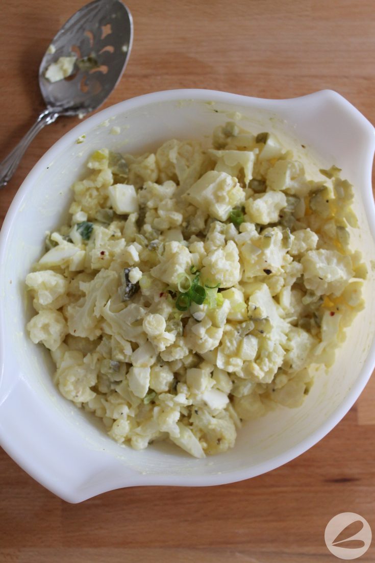 The best Homemade Cauliflower Keto Salad Recipe.