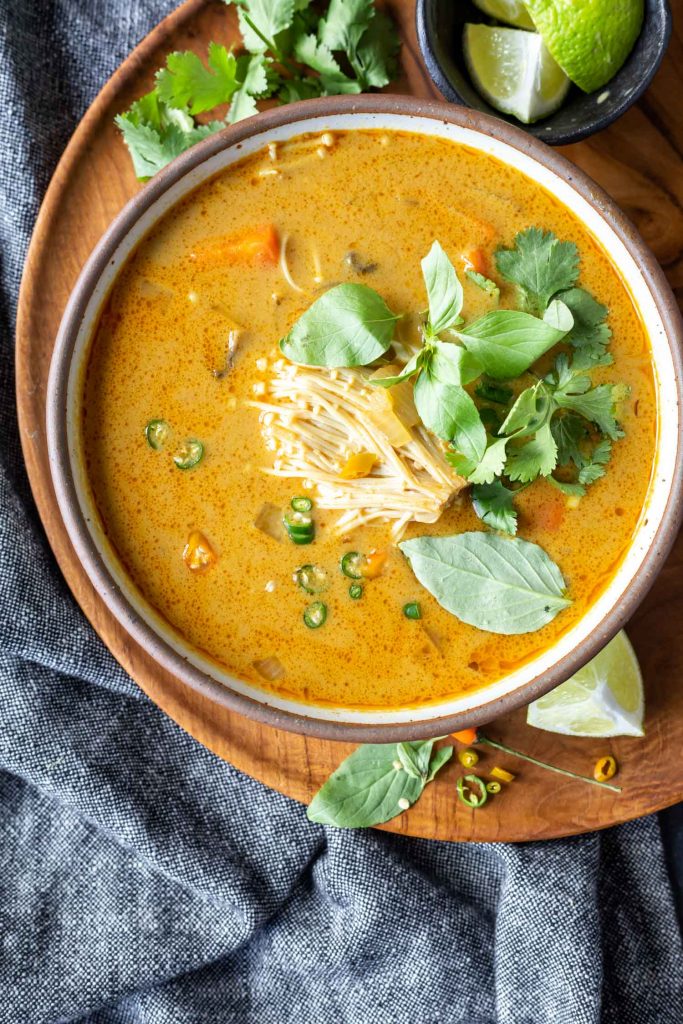 30-minute keto curry soup at Cast Iron Keto 