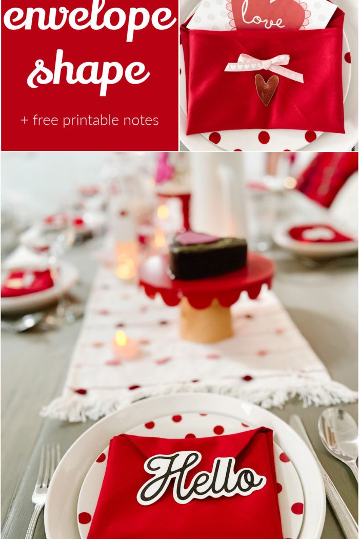 Valentine’s Day  Envelope Napkins