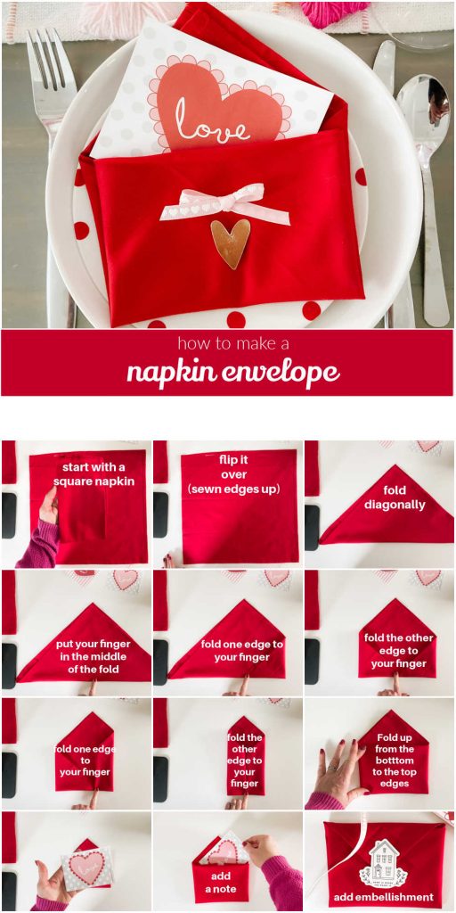 How to make napkin envelopes 