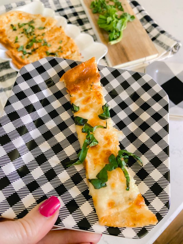 The Easiest Cheesiest Keto LowCarb Breadsticks