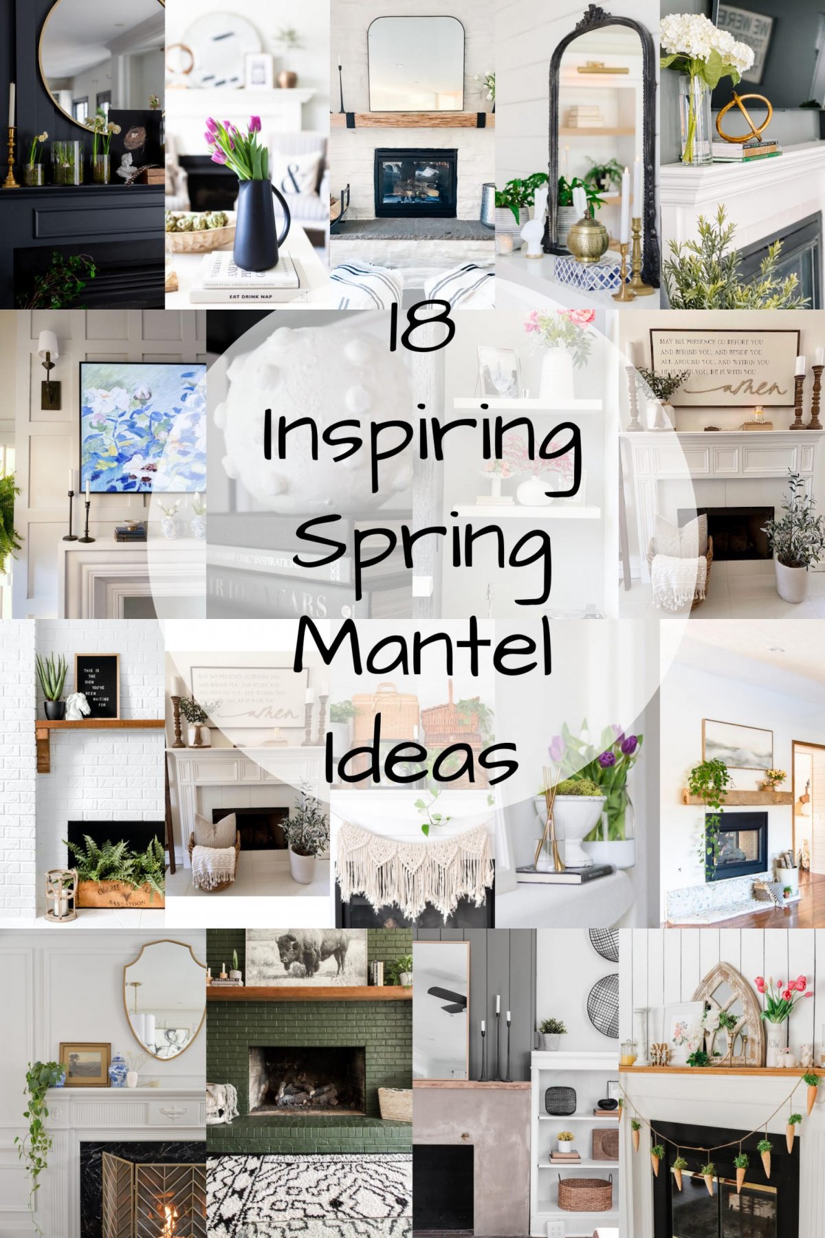 18 Gorgeous Spring Mantel Ideas! 