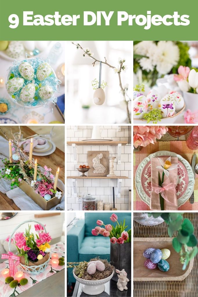 nine beautiful Easter DIYs to make! 