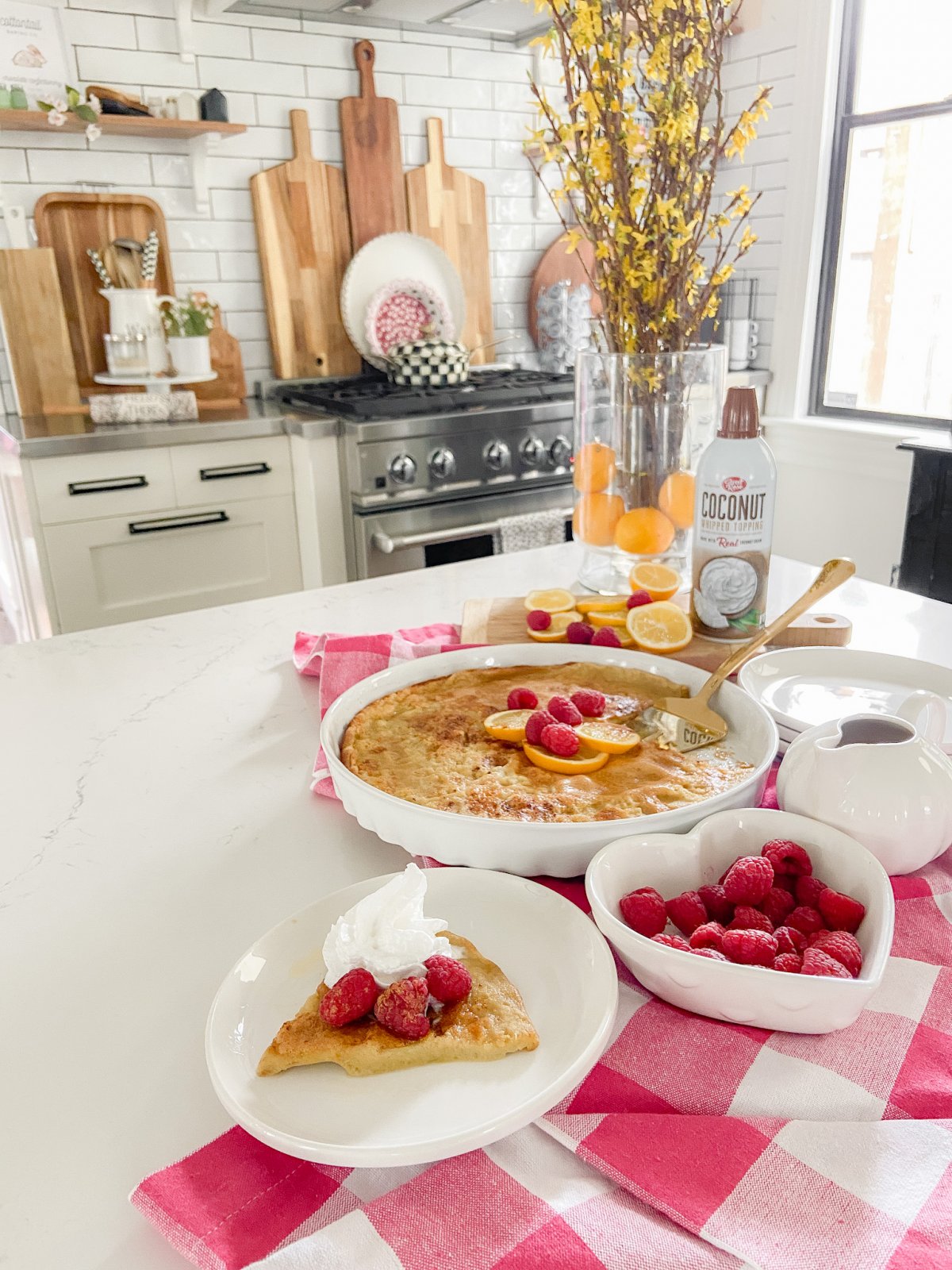 Lemon Berry Keto Dutch Baby Pancake. Stay on track with this low-carb keto pancake that has all of the flavor of the original. Perfect for Easter or Mother's Day brunch!