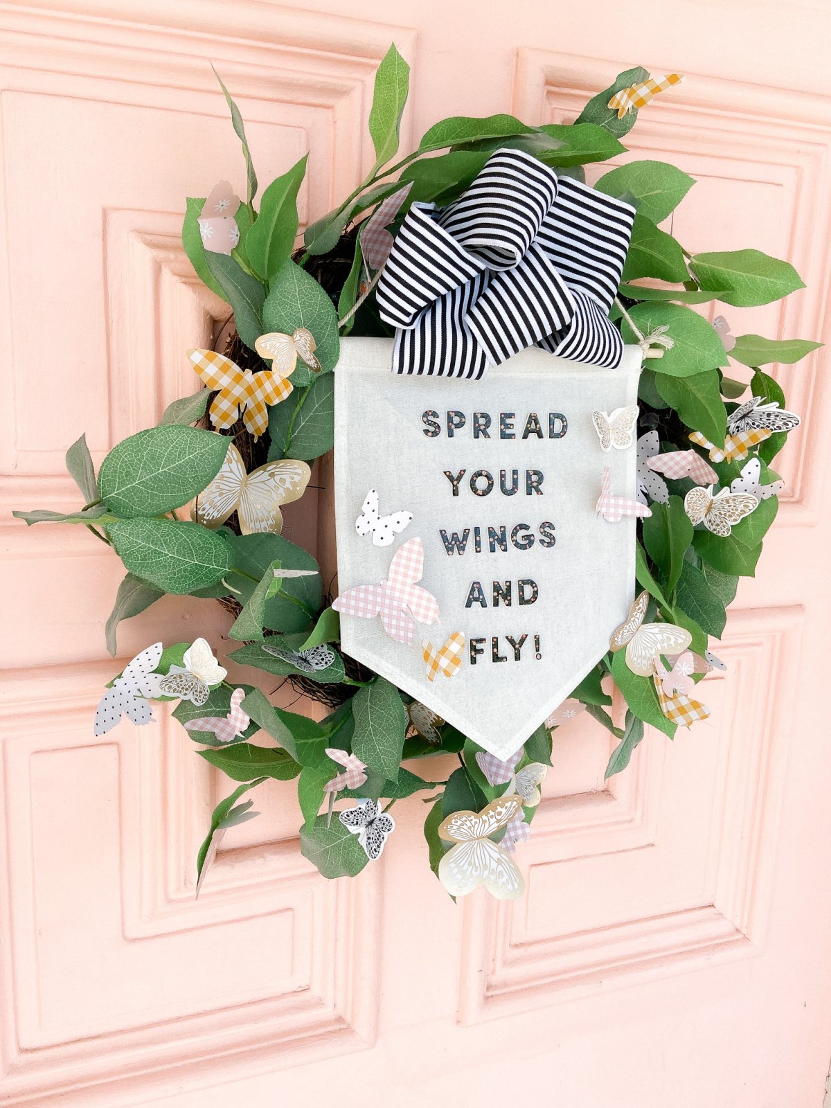 Spring Butterfly Wreath