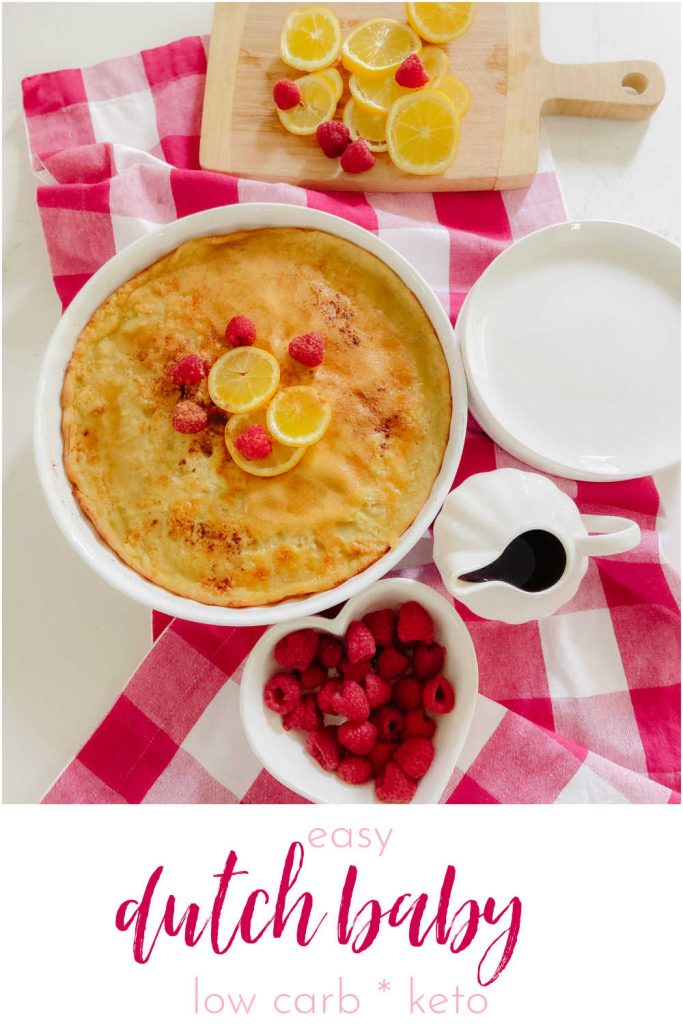 Lemon Berry Keto Dutch Baby Pancake. Stay on track with this low-carb keto pancake that has all of the flavor of the original. Perfect for Easter or Mother's Day brunch!